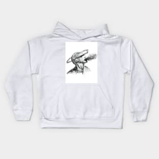 Goddard Black and White Kids Hoodie